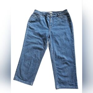 Laura Ashley Blue Ankle Cropped Jeans